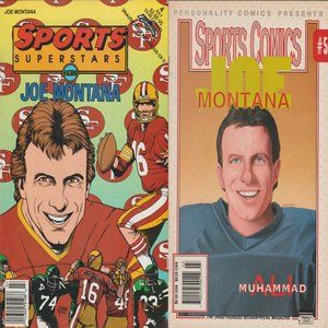 Joe Montana Comic Set Sports Superstars #4 & Personality Comics Presents Sports